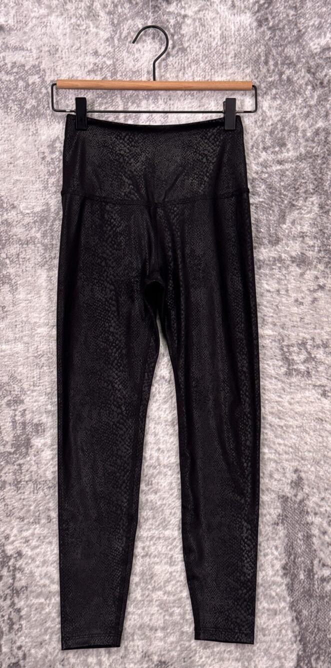 Beyond Yoga Leggings XS Womens PowerShine Viper Reptile High Waisted Midi 7/8